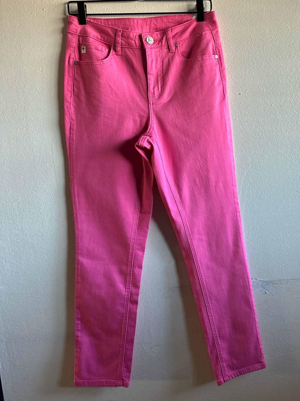 Belle by Kim Gravel Pink Skinny Jeans Size 4